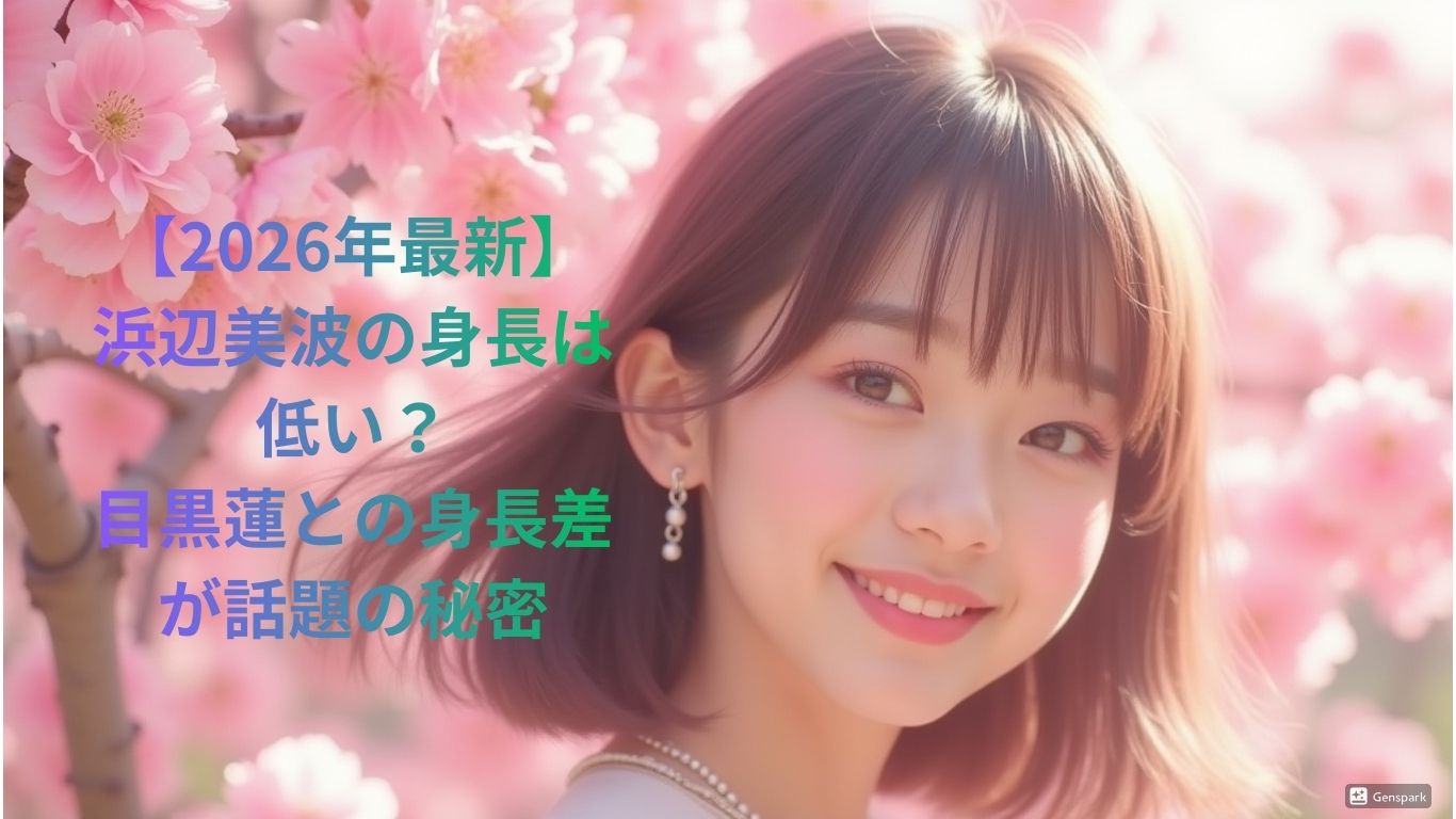 浜辺美波の身長は低い？