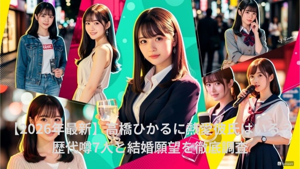 高橋ひかるに熱愛彼氏はいる？