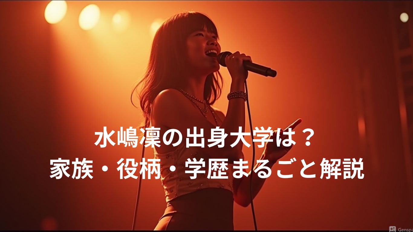 水嶋凜の出身大学は？