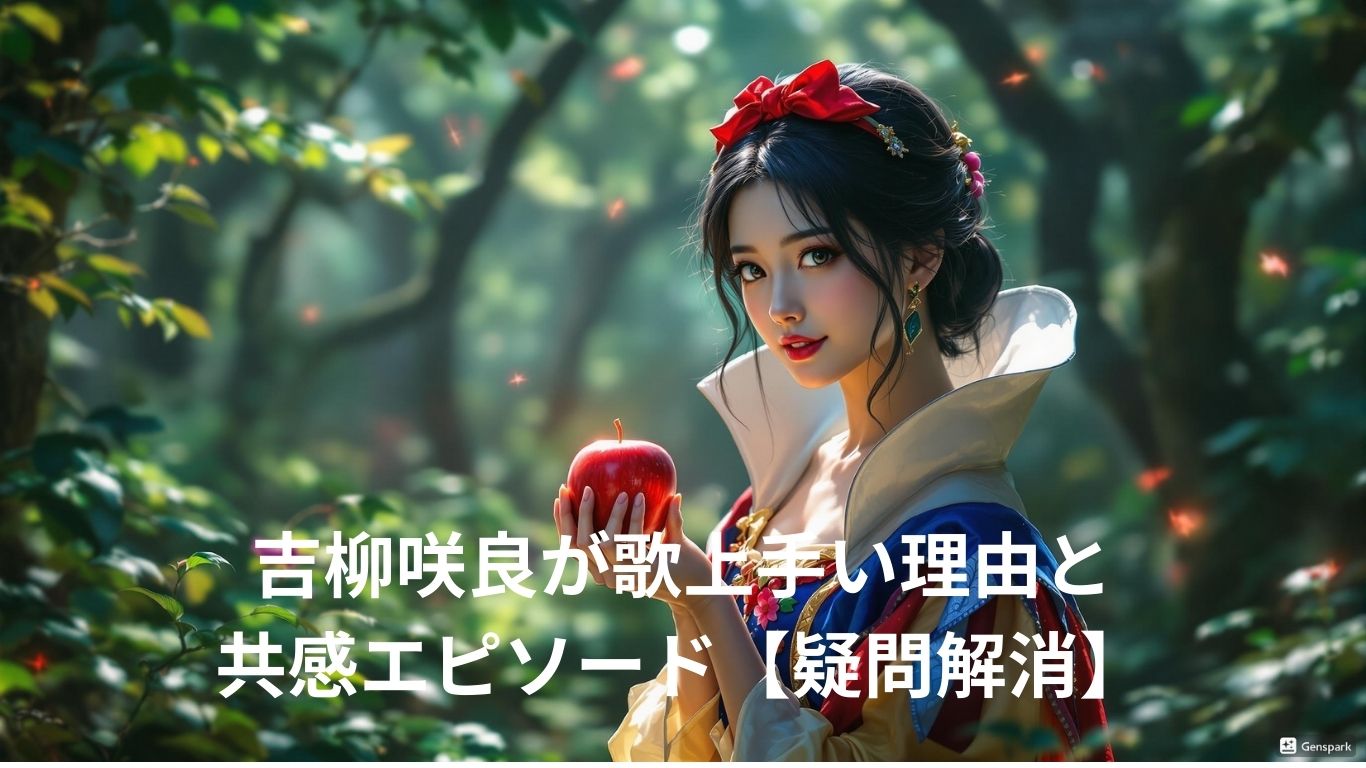 吉柳咲良が歌上手い