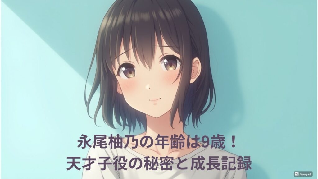 永尾柚乃の年齢は9歳