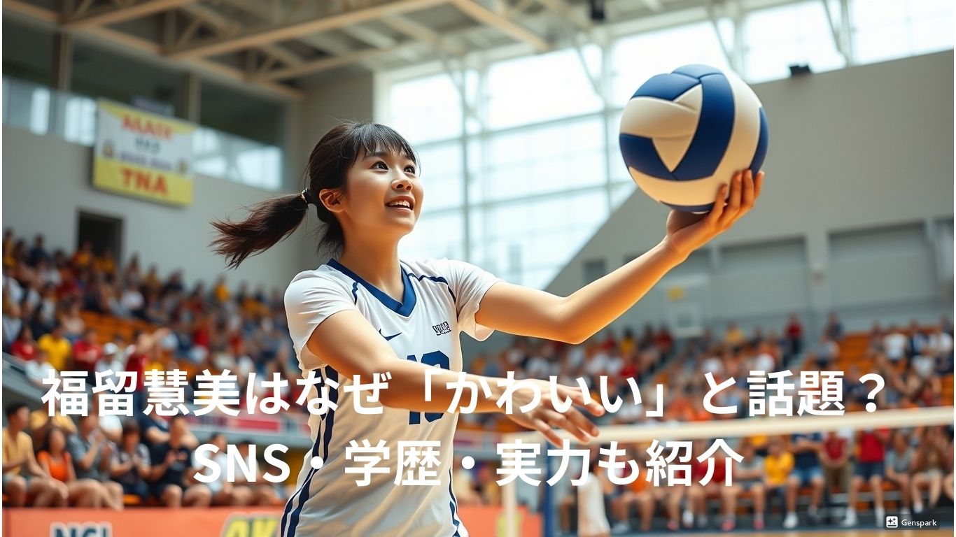 福留慧美はなぜ「かわいい」