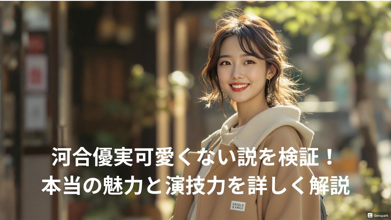 河合優実可愛くない説を検証