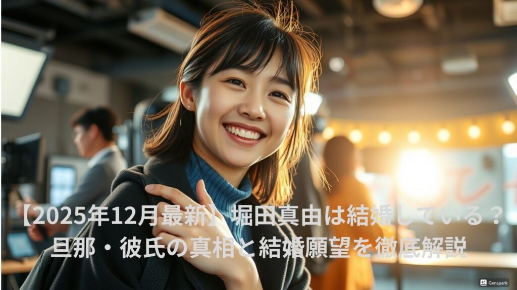 堀田真由は結婚している？