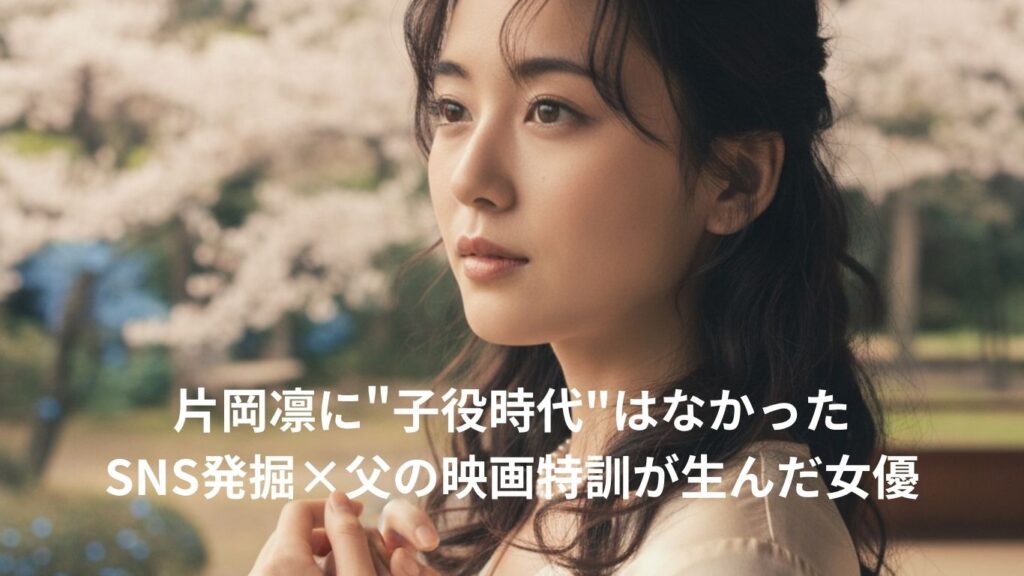 片岡凛に"子役時代"はなかった