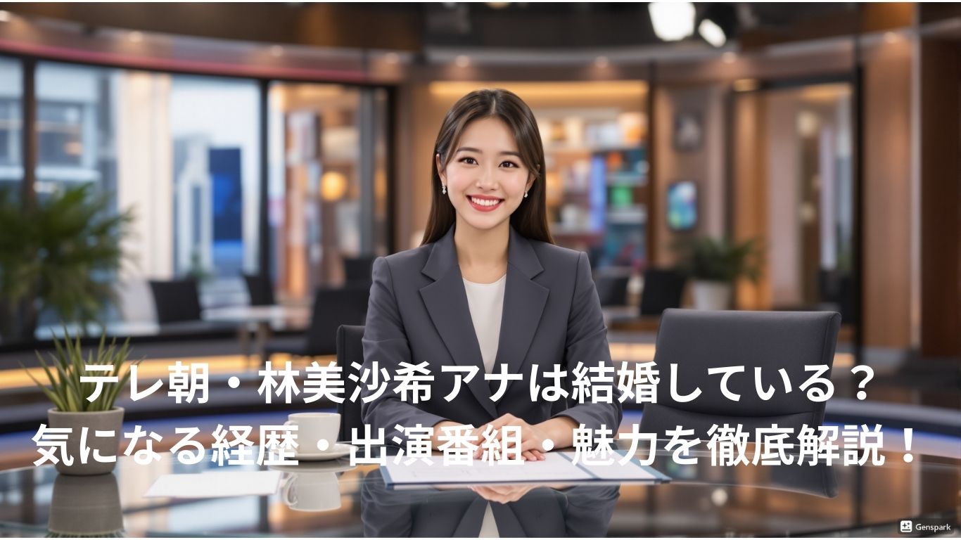テレ朝林美沙希は結婚している