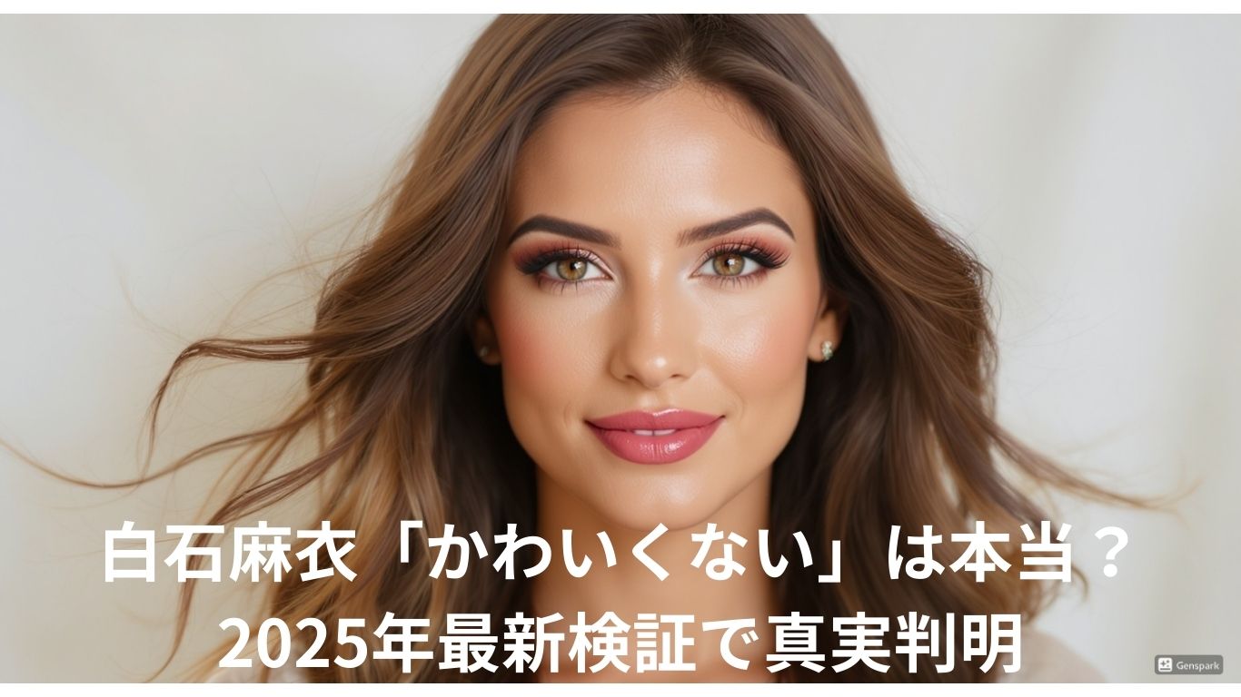 白石麻衣「かわいくない」は本当？