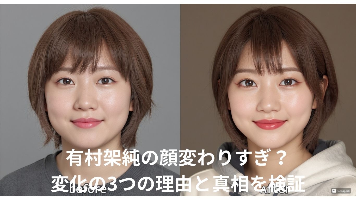 有村架純の顔変わりすぎ？