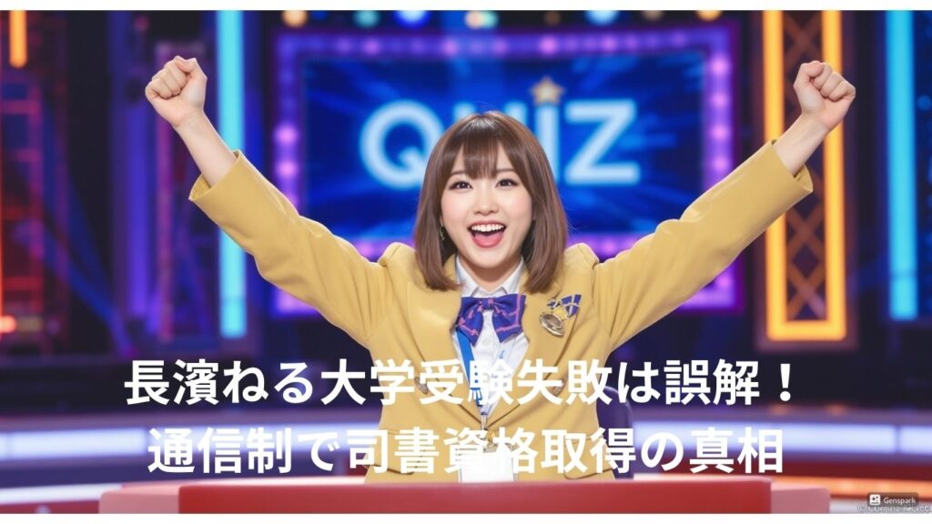 長濱ねる大学受験失敗は誤解