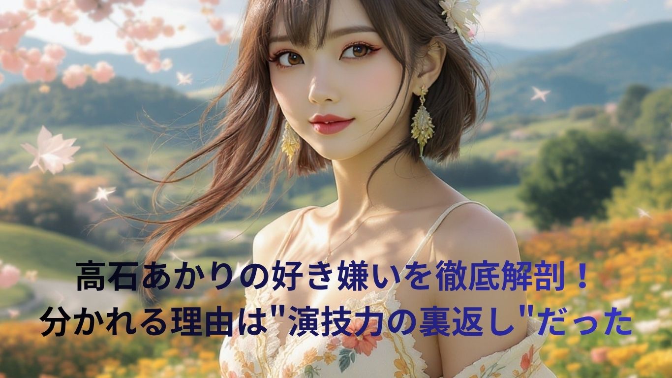 高石あかりの好き嫌いを徹底解剖