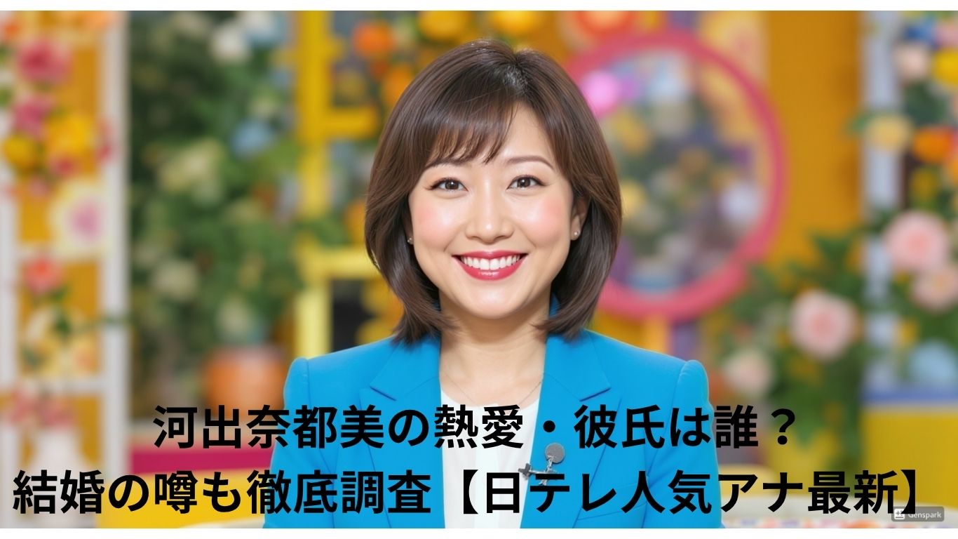 河出奈都美の熱愛・彼氏は誰