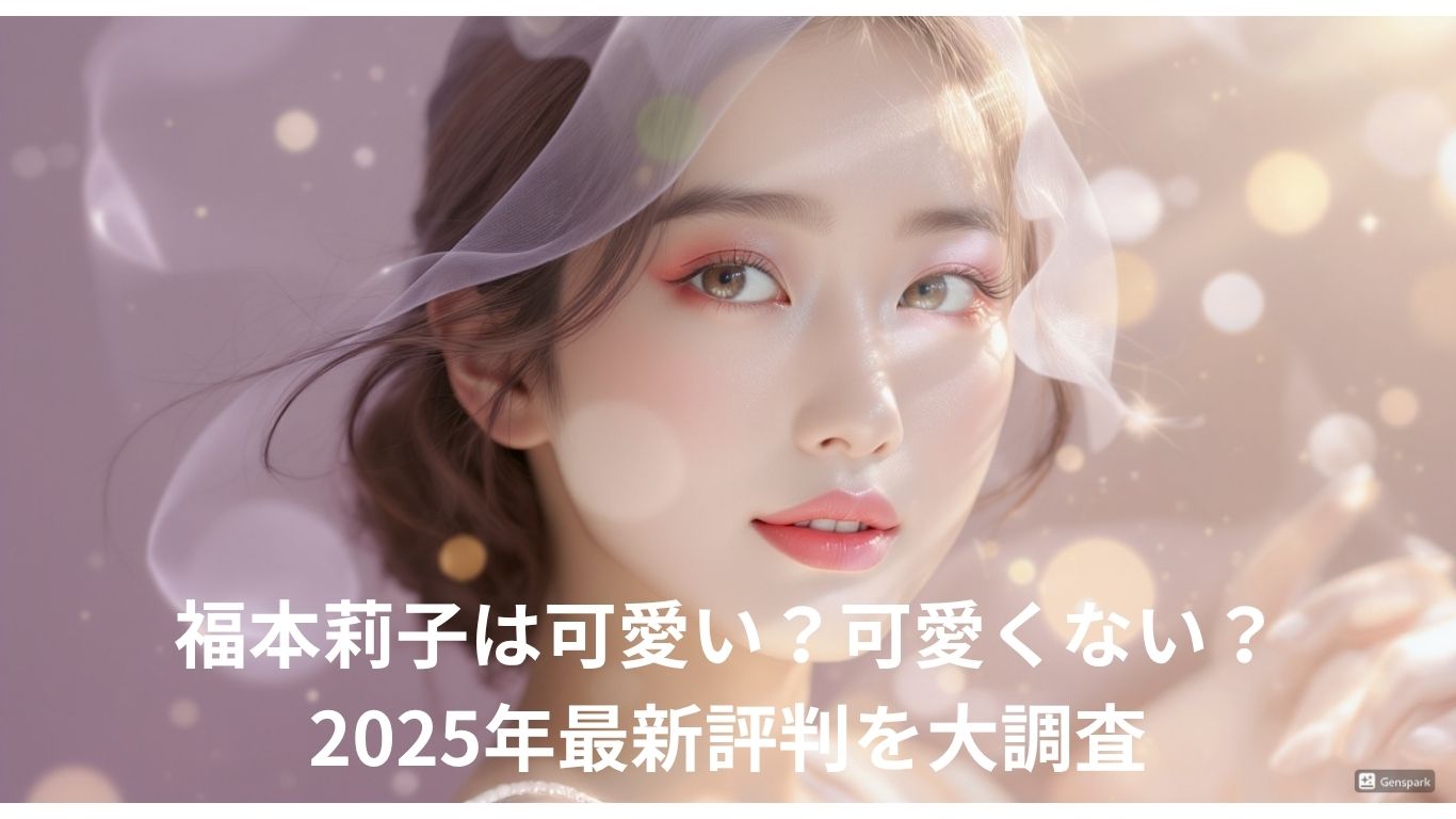 福本莉子は可愛い？可愛くない？