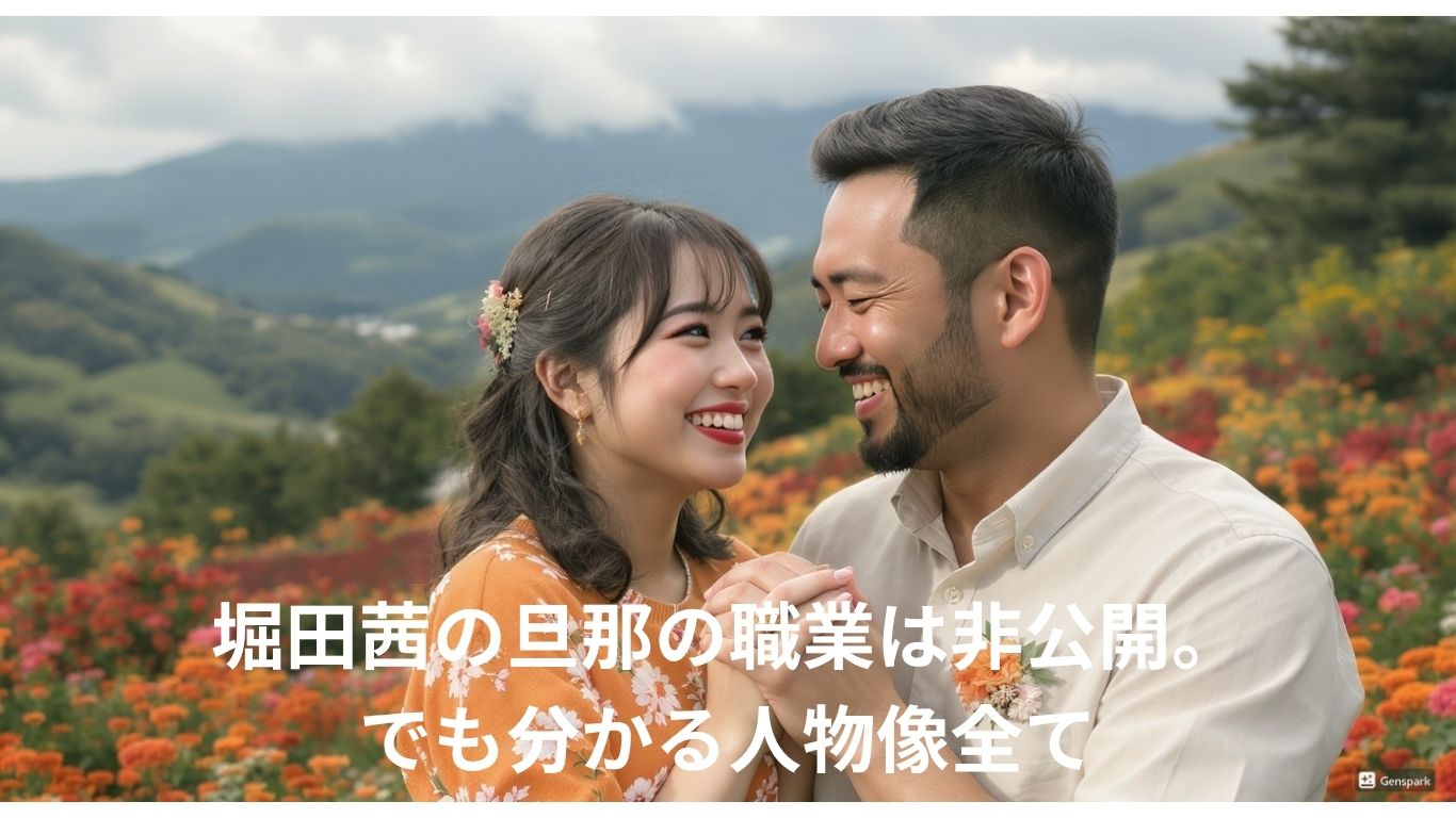 堀田茜の旦那の職業は非公開