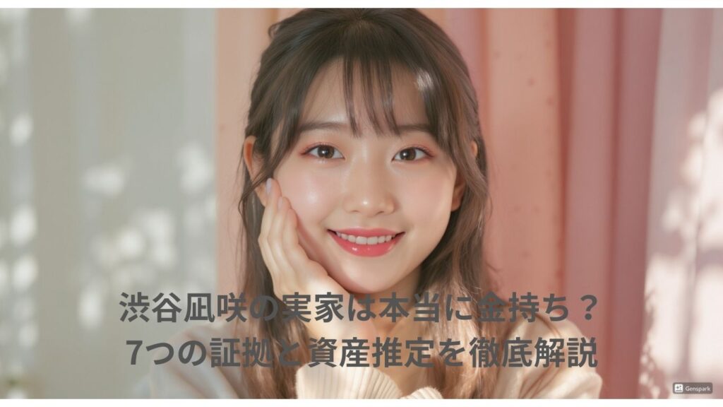 渋谷凪咲の実家は本当に金持ち？