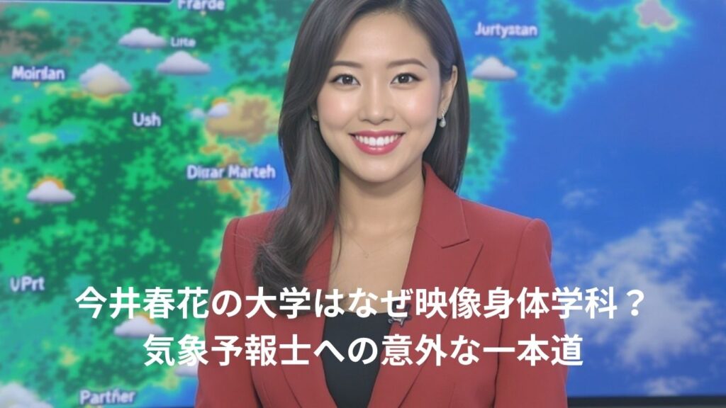 今井春花の大学はなぜ映像身体学科？