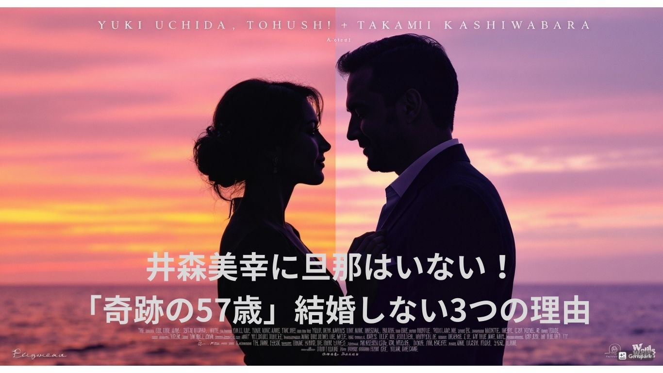 井森美幸に旦那はいない