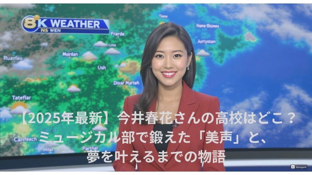 今井春花さんの高校はどこ？