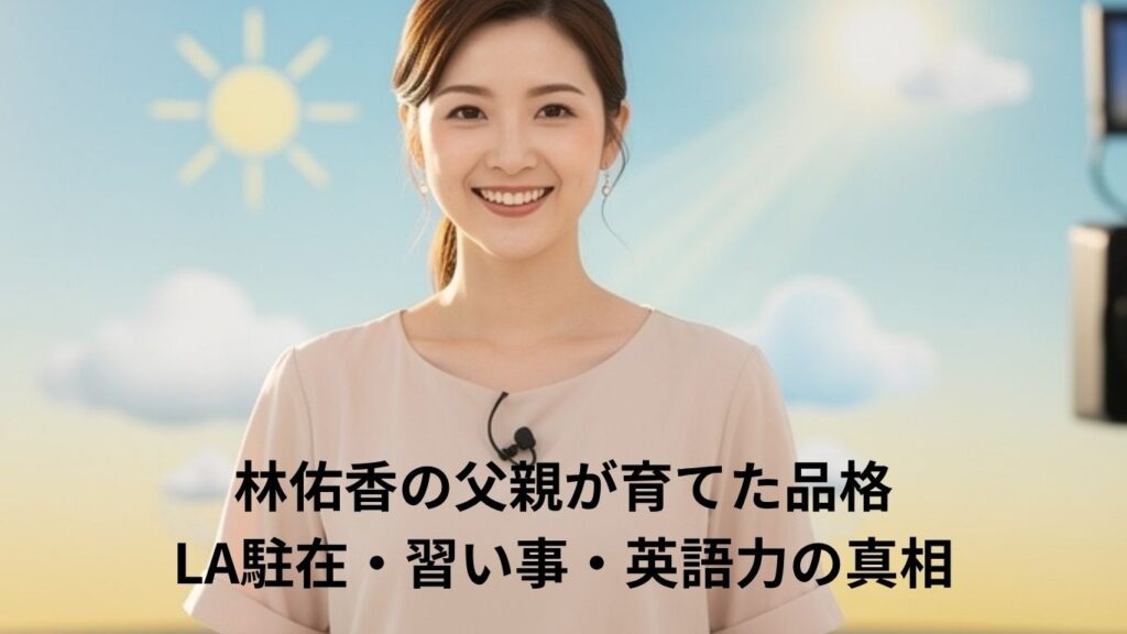 林佑香の父親が育てた品格