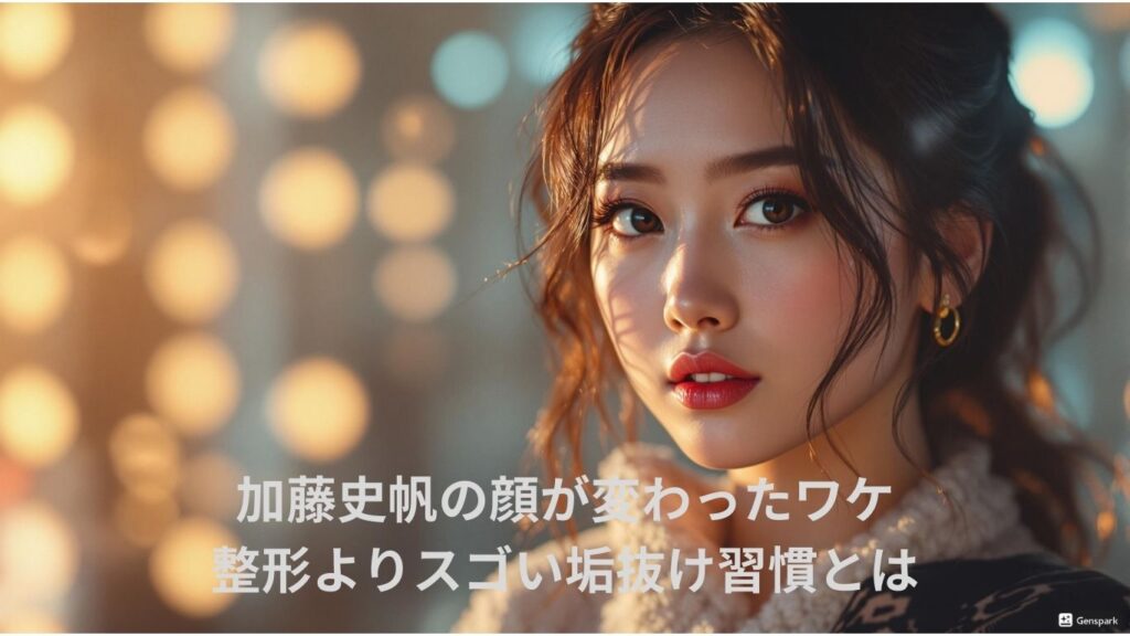 加藤史帆の顔は本当に変わった？