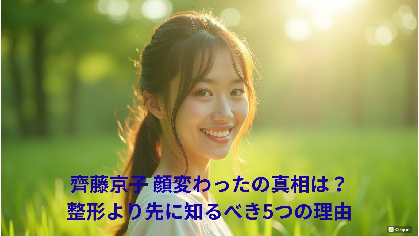 齊藤京子 顔変わったの真相は?
