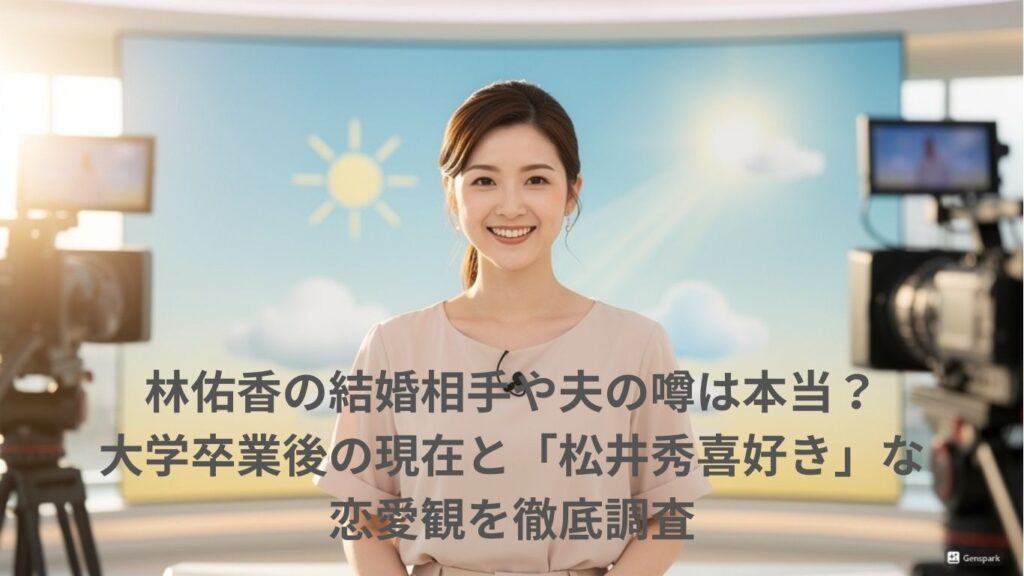 林佑香の結婚相手や夫の噂は本当？