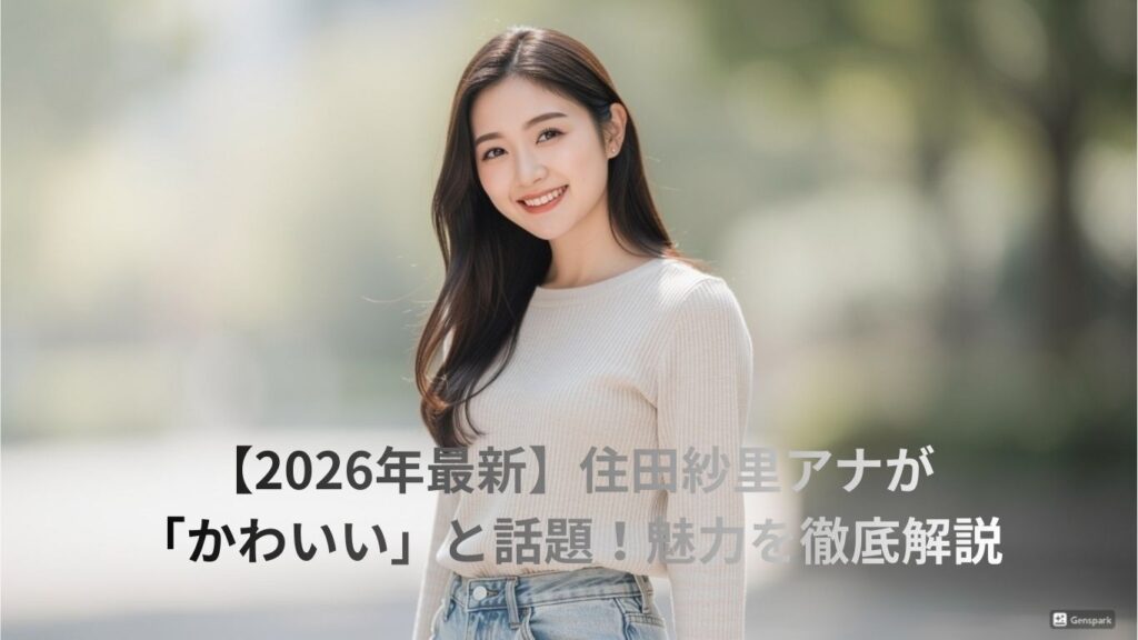 住田紗里アナが「かわいい」と話題