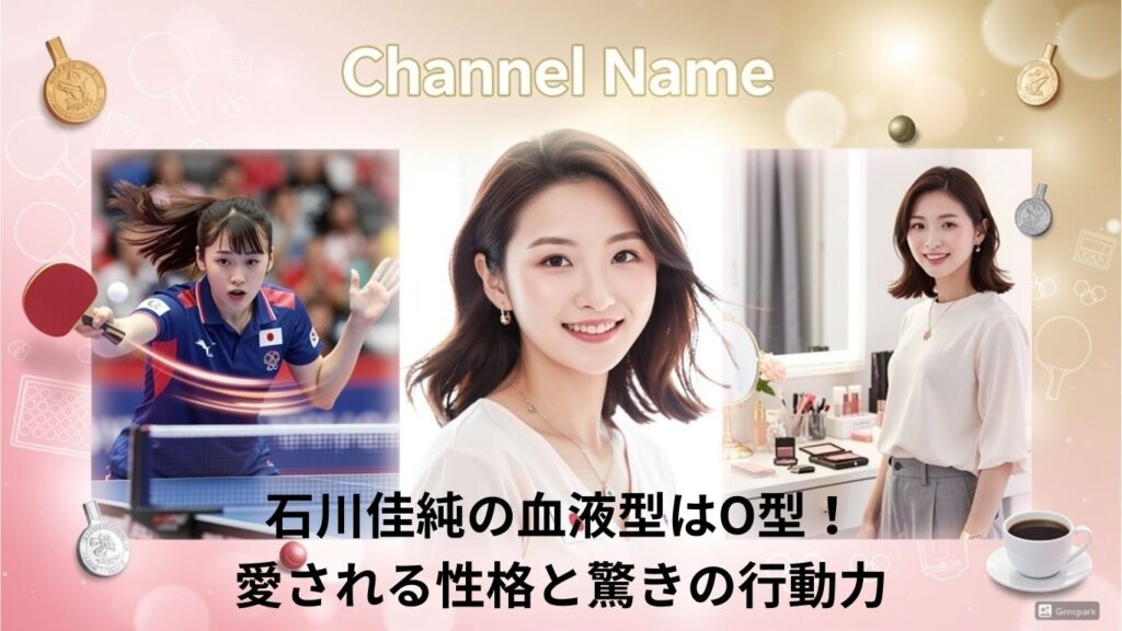 石川佳純の血液型はO型