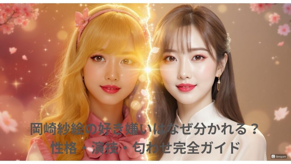 岡崎紗絵は好き？嫌い？