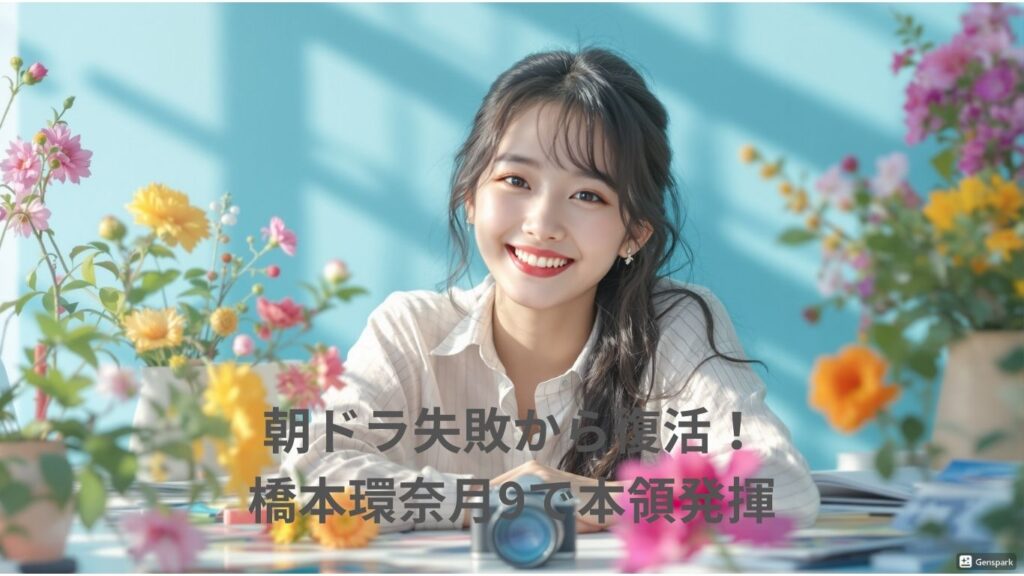 橋本環奈が月9初主演を務める