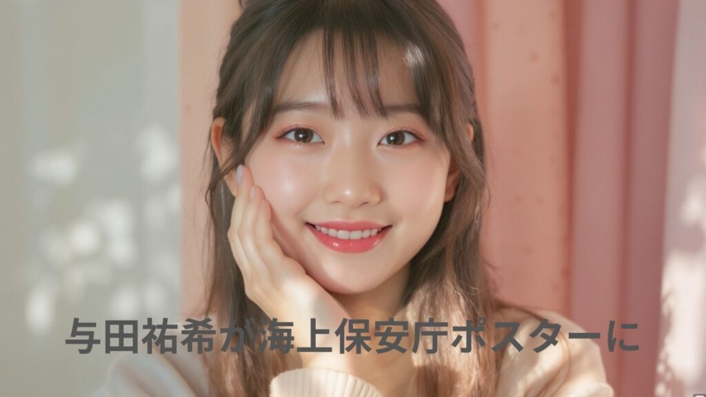 与田祐希が海上保安庁ポスターに