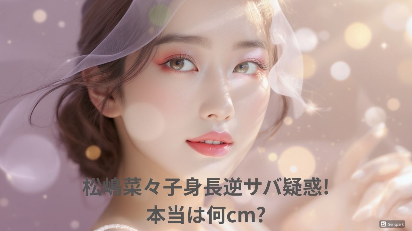 松嶋菜々子の身長は逆サバ?