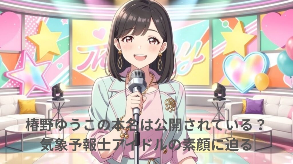 椿野ゆうこの本名は公開されている？