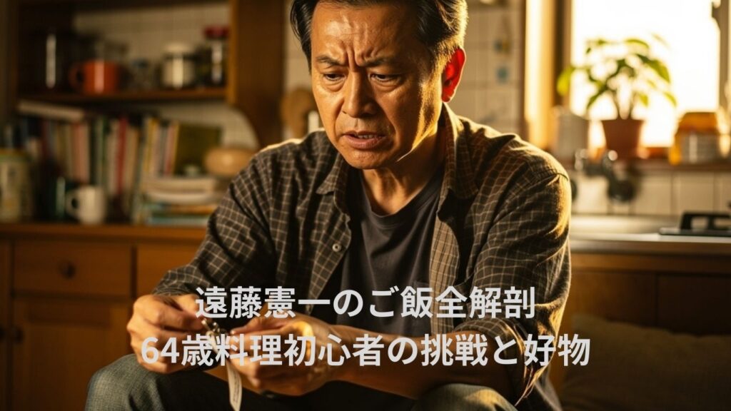 遠藤憲一の「ご飯」事情