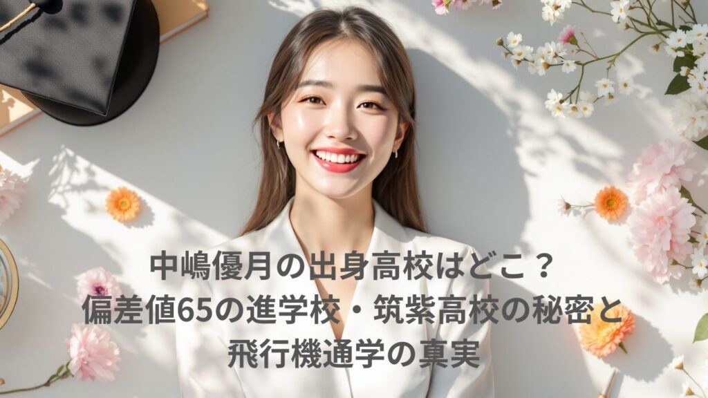中嶋優月の出身高校は偏差値65の筑紫高校