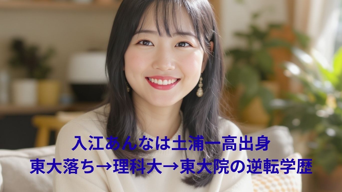 入江あんなは土浦一高出身
