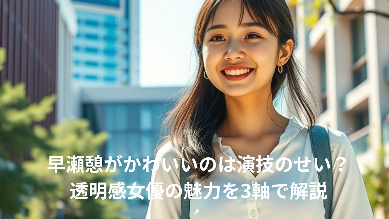 早瀬憩がかわいいのは演技のせい？