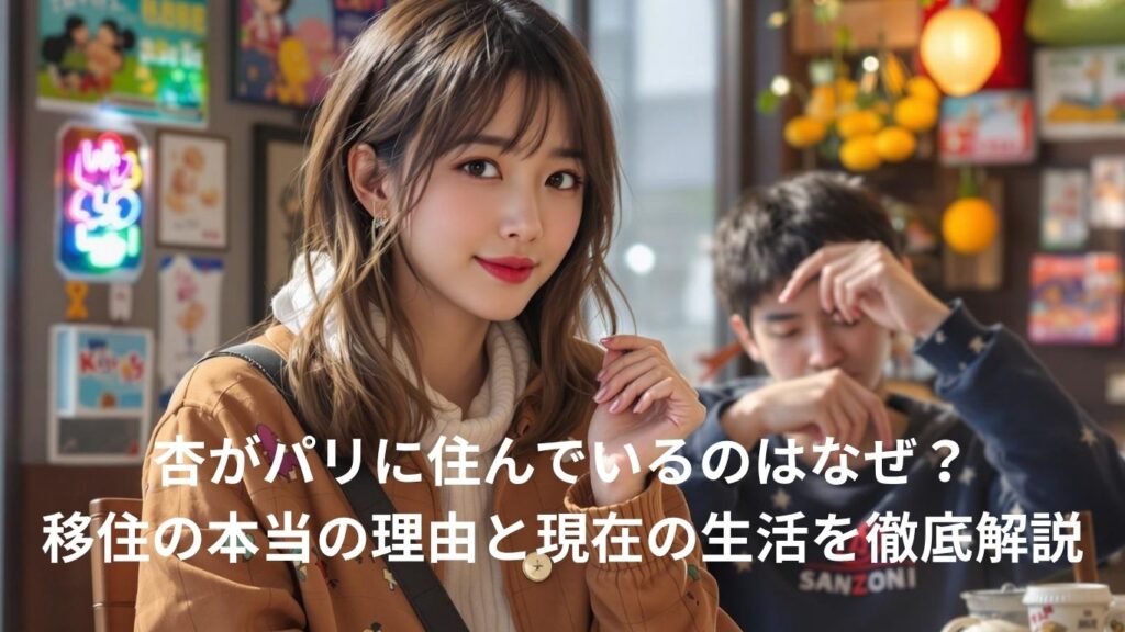 杏がパリに住んでいるのはなぜ？移住の本当の理由