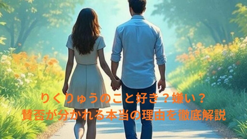りくりゅう好き嫌い「モヤモヤの正体」
