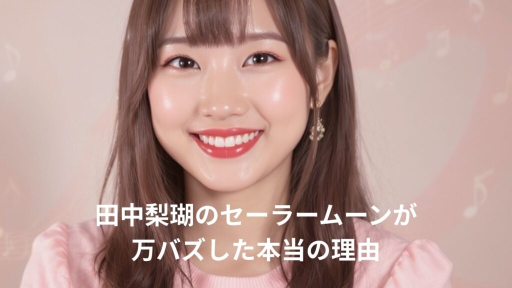 田中梨瑚のセーラームーンが万バズした本当の理由