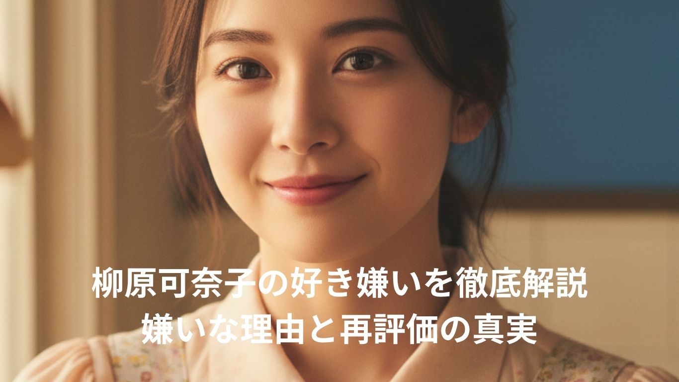 柳原可奈子の好き嫌いを徹底解説